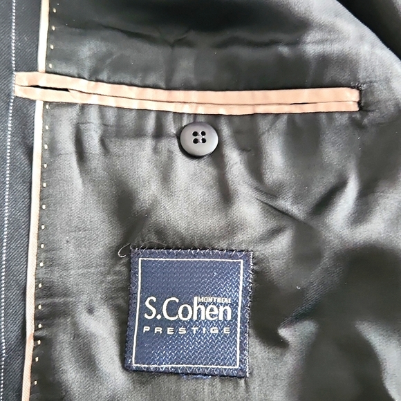 S. Cohen Prestige mens size 46R/40single breasted suit - Picture 4 of 7